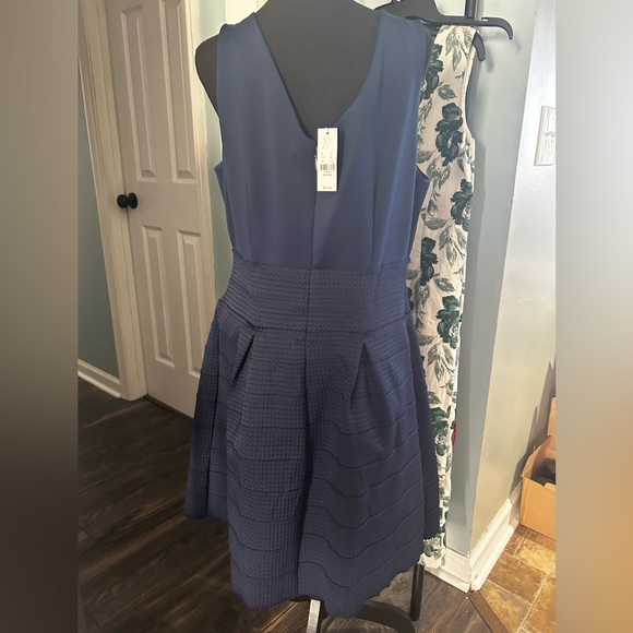 NWT NYCo Navy Mini Dress - Picture 2 of 3